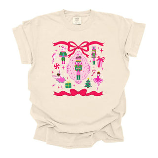 Pink Christmas Nutcracker Collage