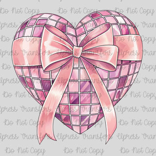 Pink Disco Heart