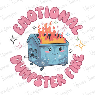 Pink Emotional Dumpster Fire