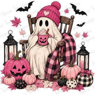 Pink Fall Ghost Chair