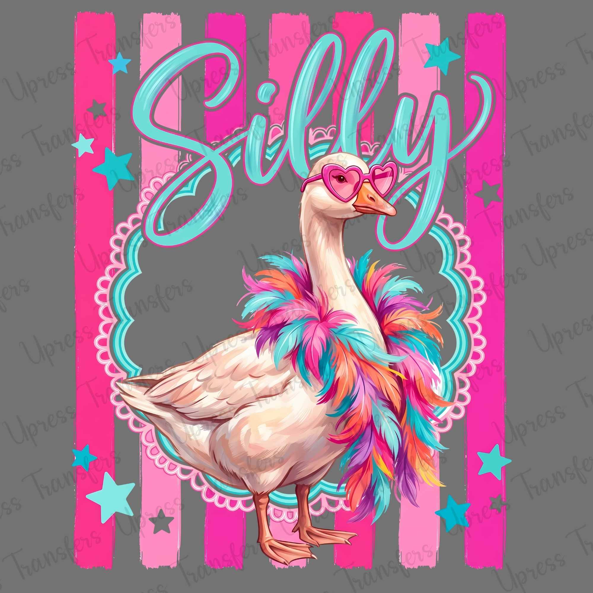 Pink  Fancy Silly Goose