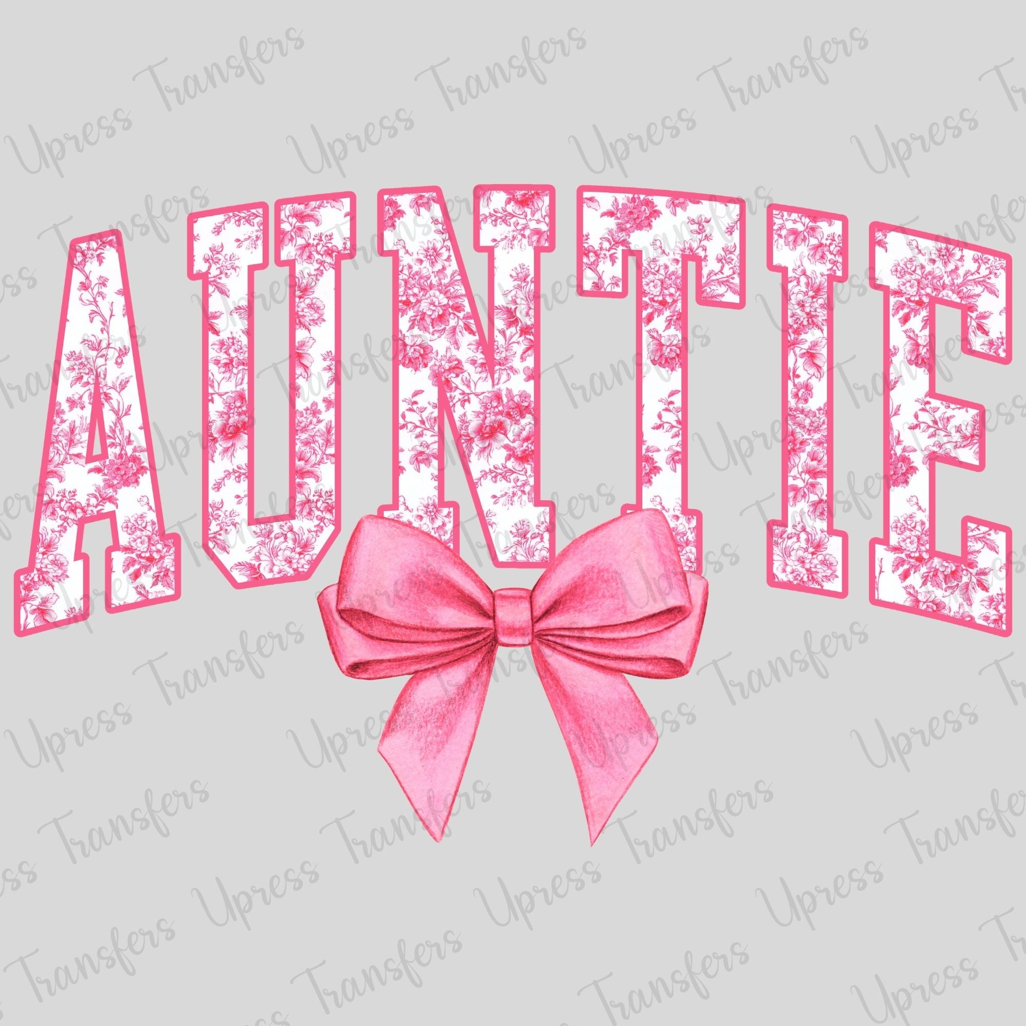 Pink Floral Coquette Auntie