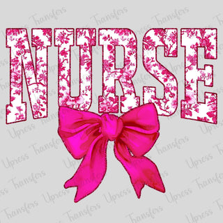 Pink Floral Nurse