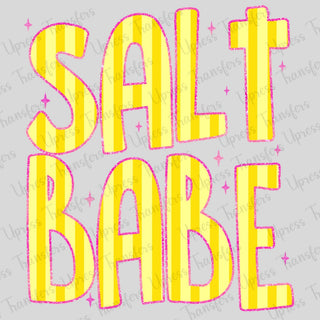 Pink Glitter Outline Salt Babe