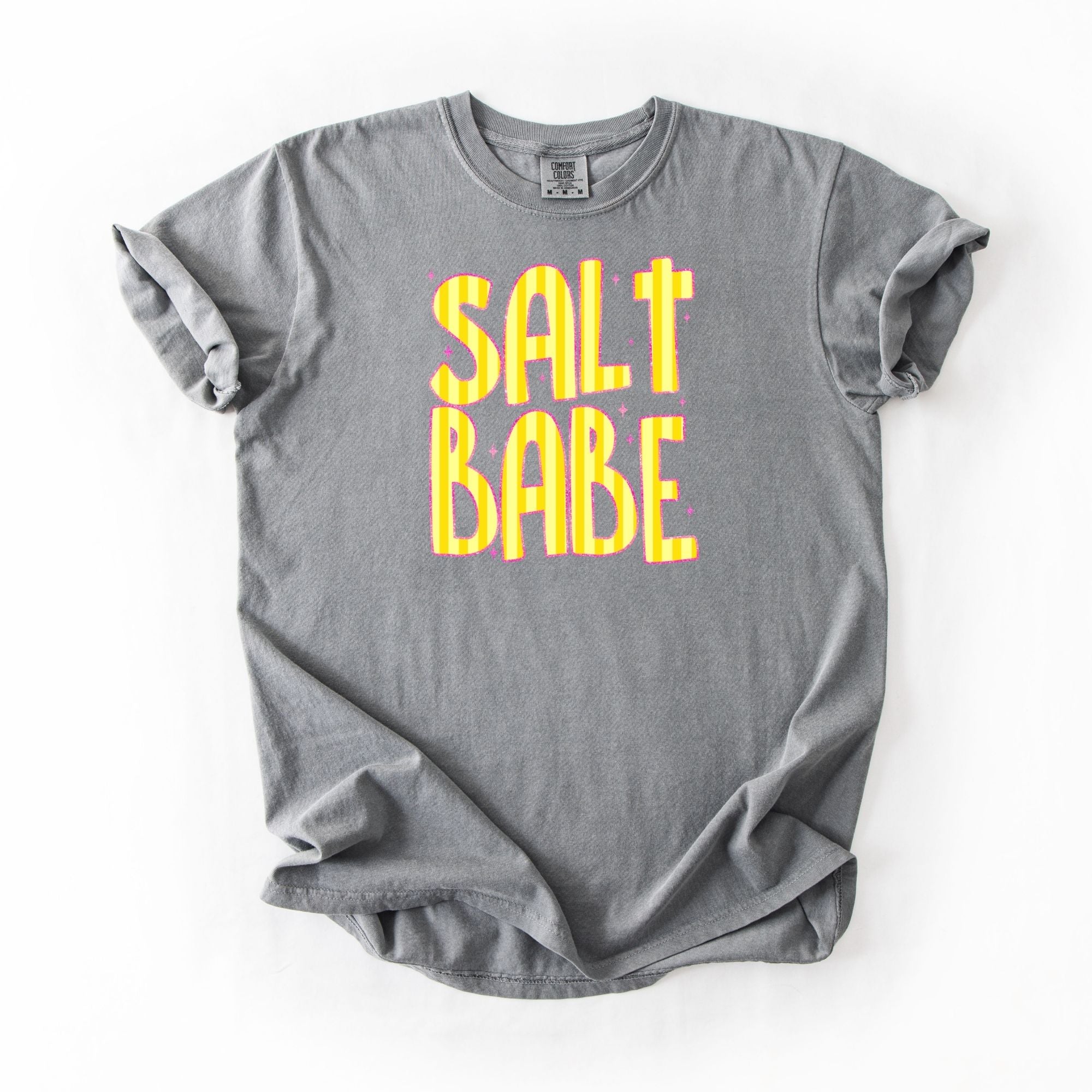 Pink Glitter Outline Salt Babe