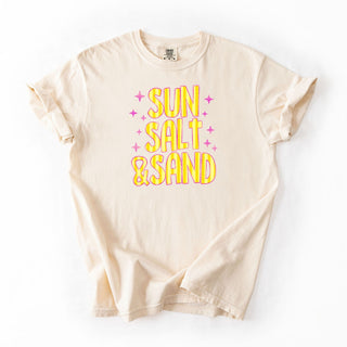 Pink Glitter Outline Sun Salt Sand