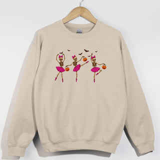 Pink Halloween Skeleton Ballet