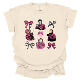 Pink Horror Faces and Bows