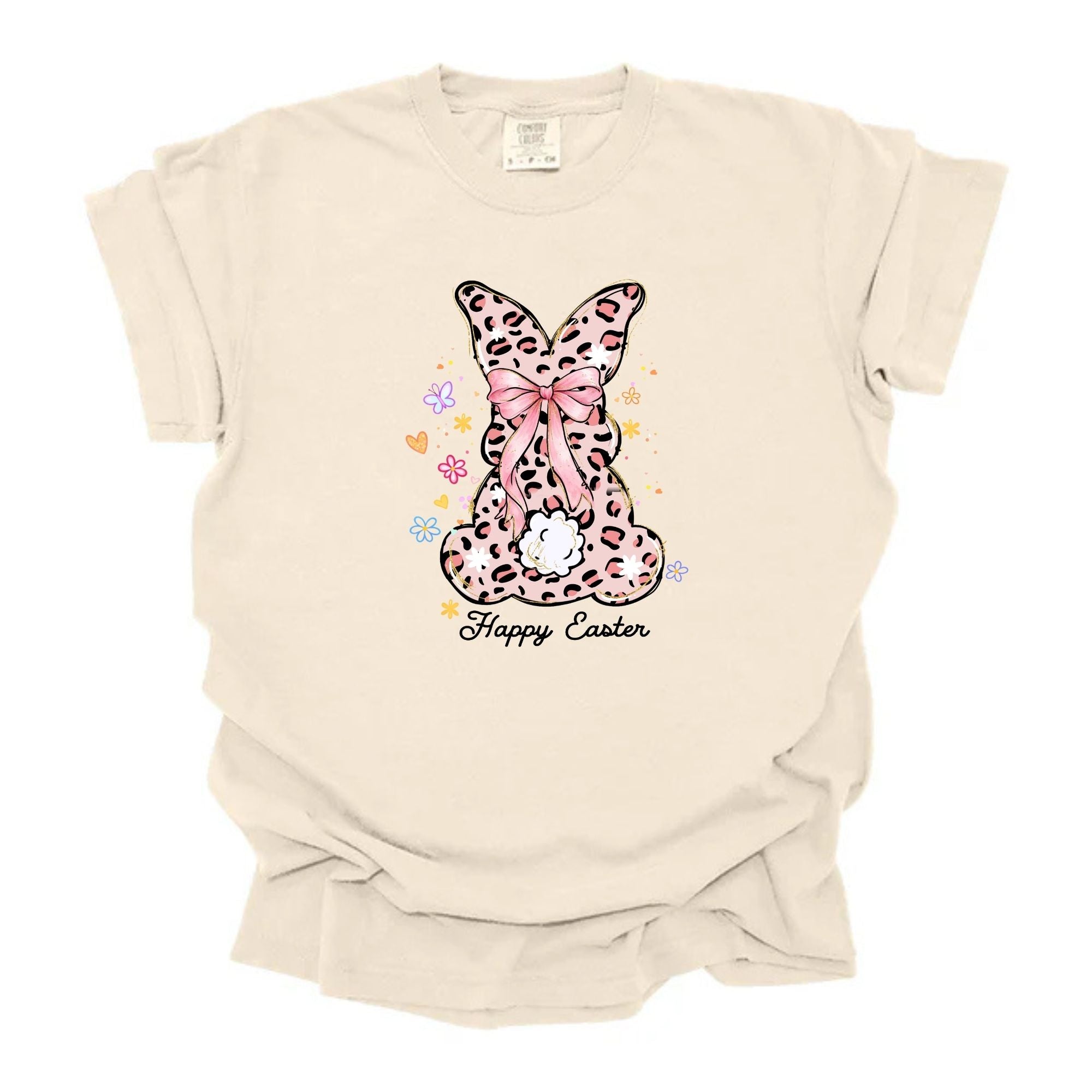 Pink Leopard Bunny Happy