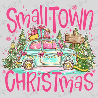 Pink Little Small Town Christmas