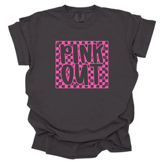 Pink Out Checkered Small Flowers