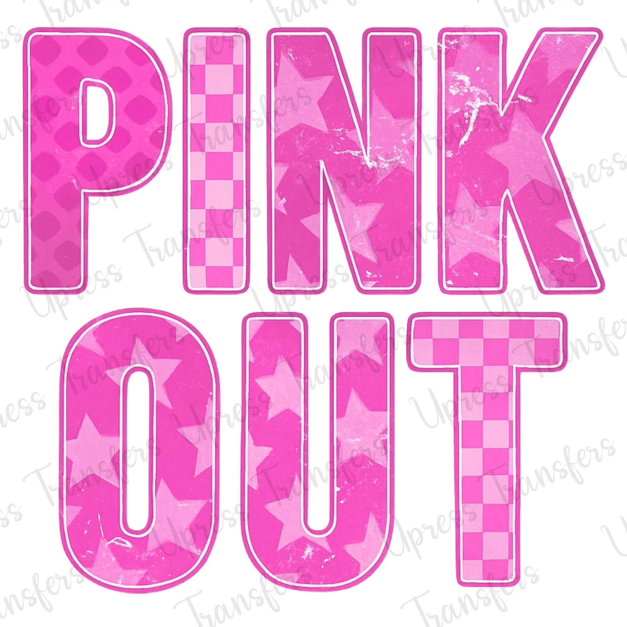 Pink Out Stacked Trendy Patterns