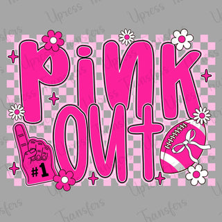 Pink Out Trendy Football
