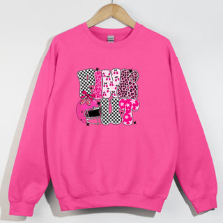 Pink Out Trendy Patterns Checkered