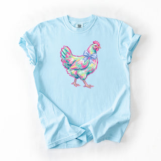 Pink Painted Chicken