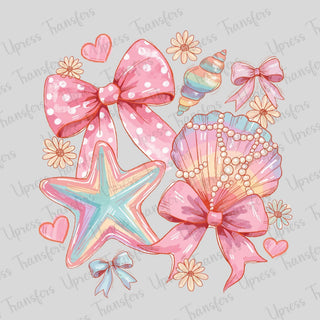 Pink Pastel And Pearl Shells
