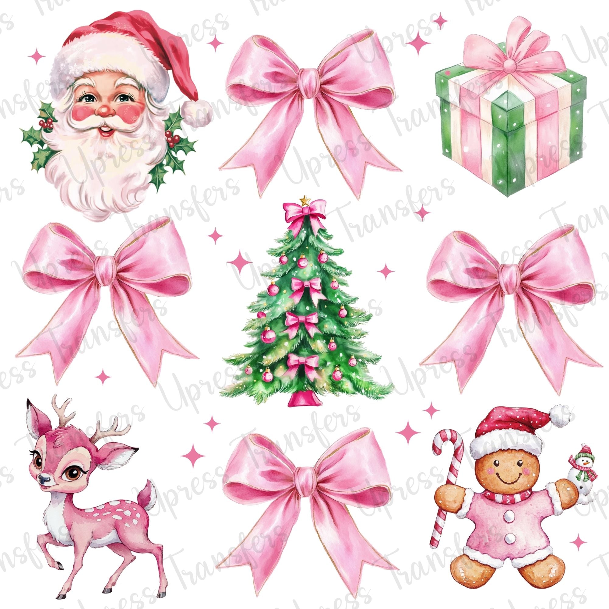 Pink Pastel Christmas Coquette