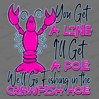 Pink Plaid Crawfish