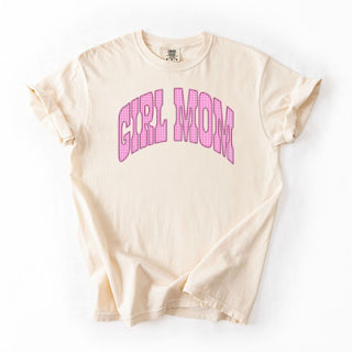 Pink Plaid Girl Mom