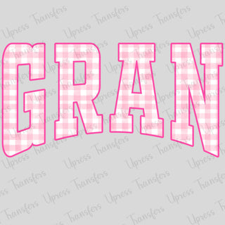 Pink Plaid Grans