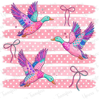 Pink Poke A Dot Duck
