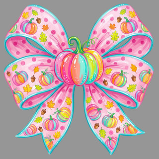 Pink Pumpkin Bow