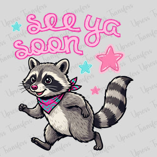 Pink See Ya Soon Racoon