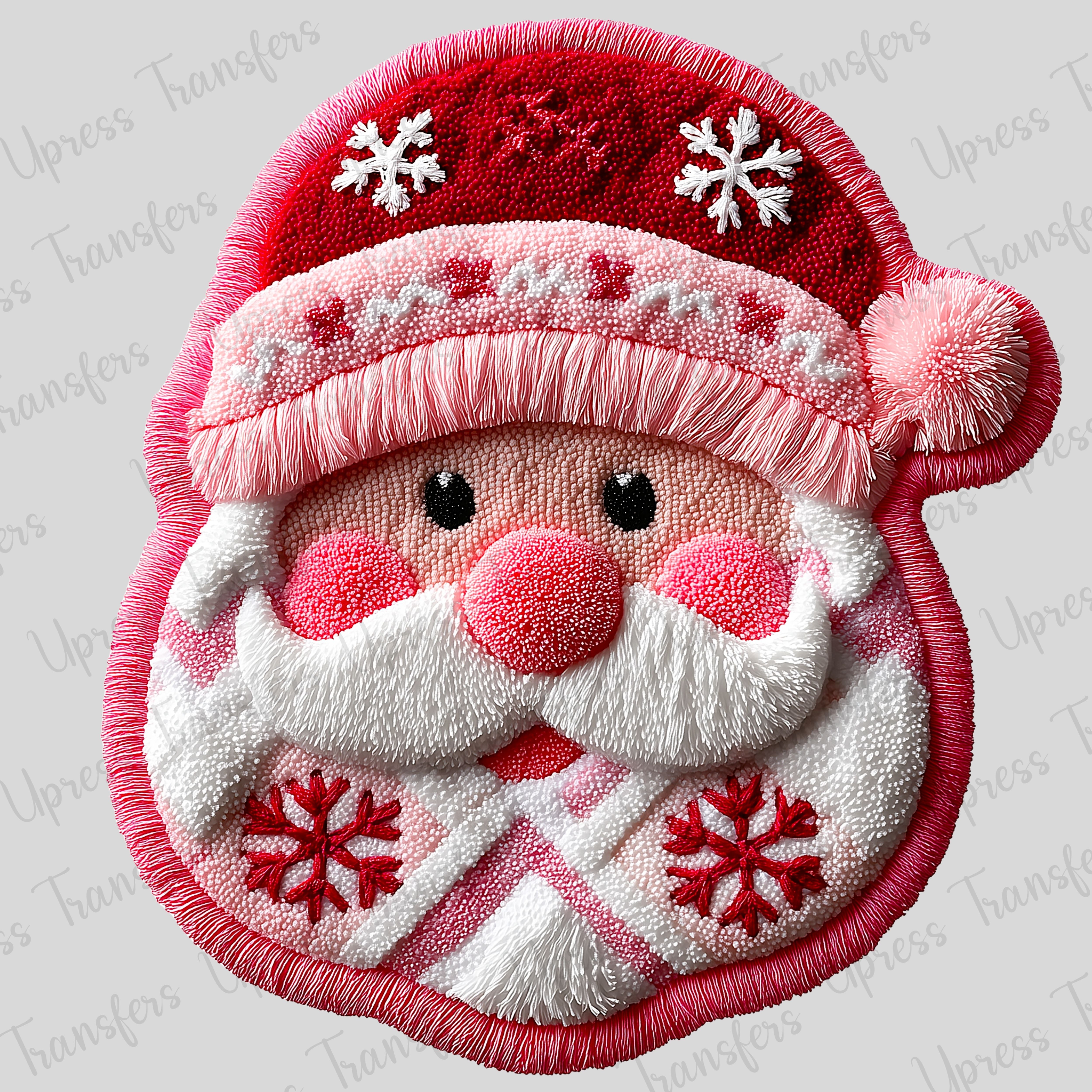 Pink Sewn Santa