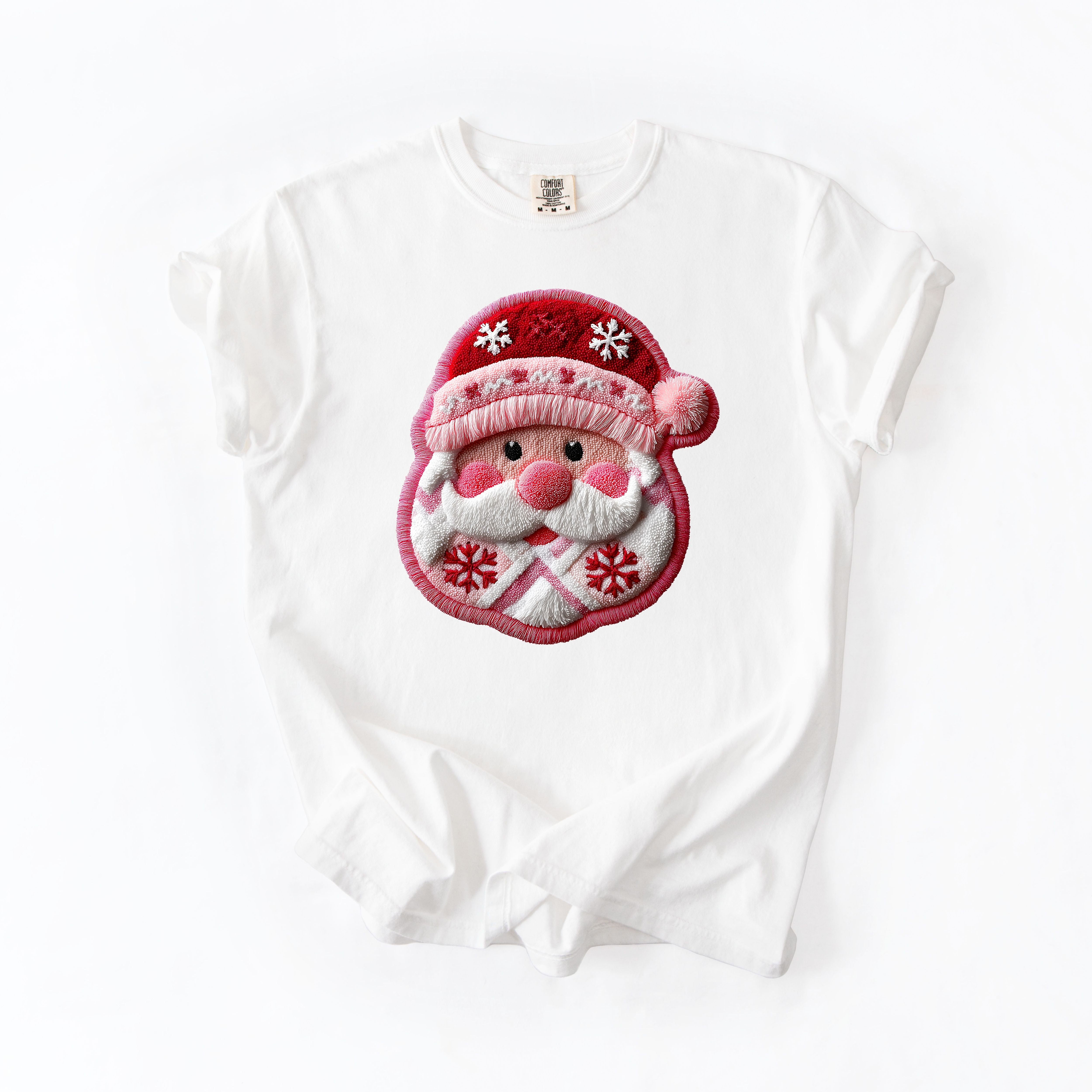 Pink Sewn Santa