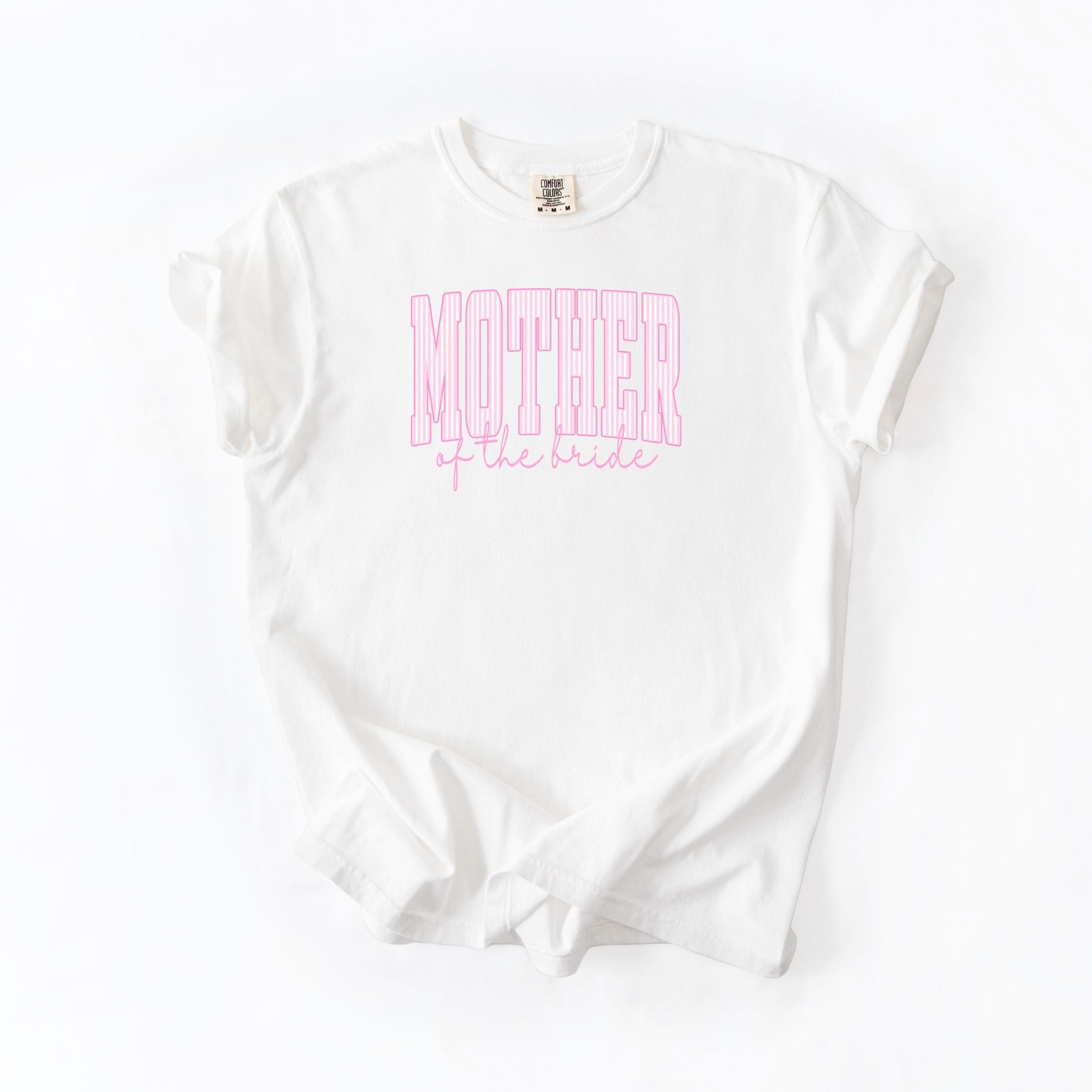 Pink Striped Mother of Bride