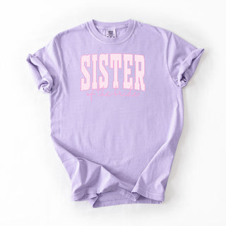 Pink Striped Sister Bride