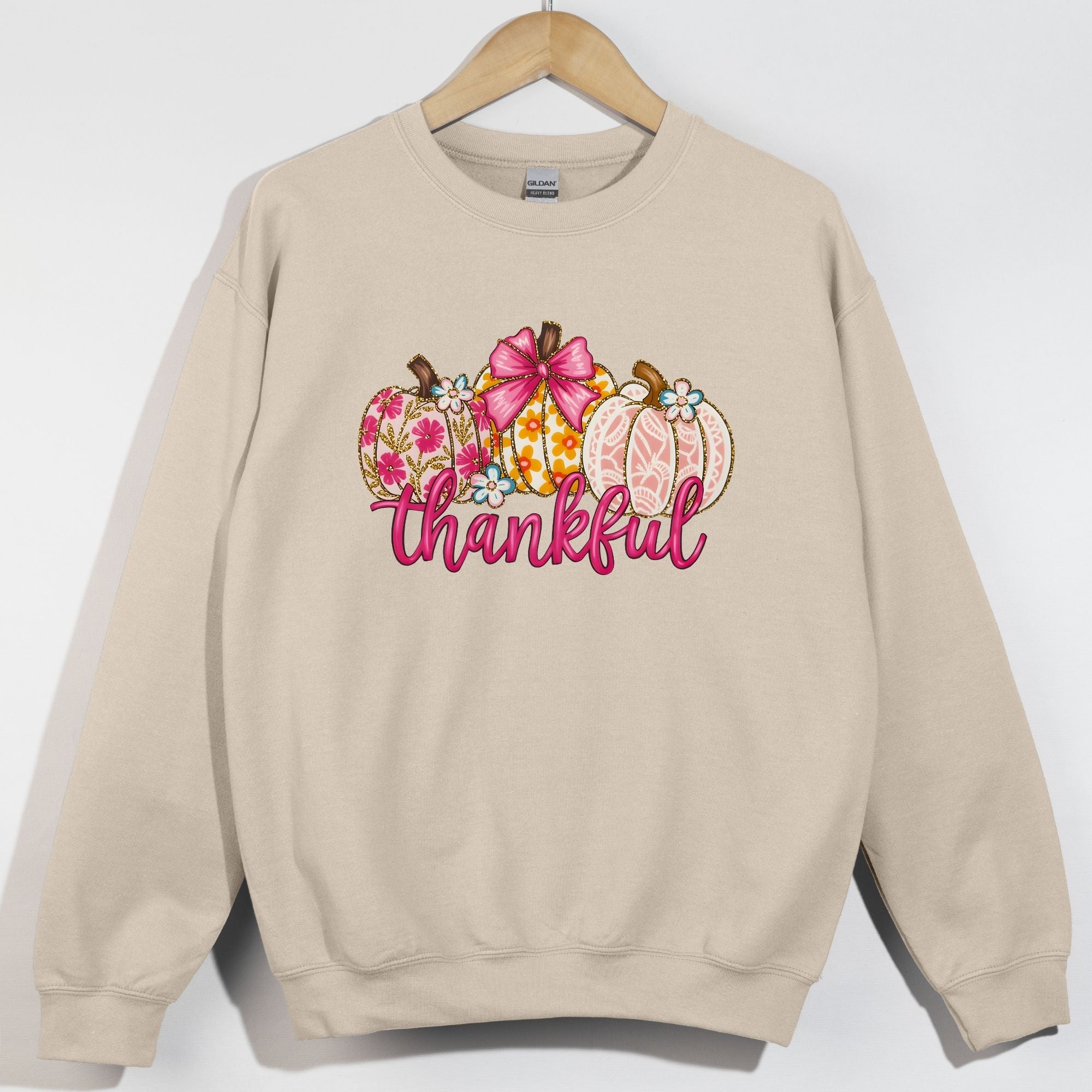 Pink Thankful Pumpkins