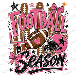 Pink and Brown Football