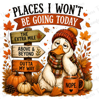 Places I Ant Going Today