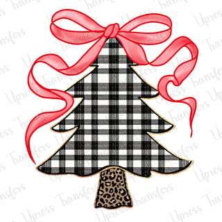 Plaid Bow Tree
