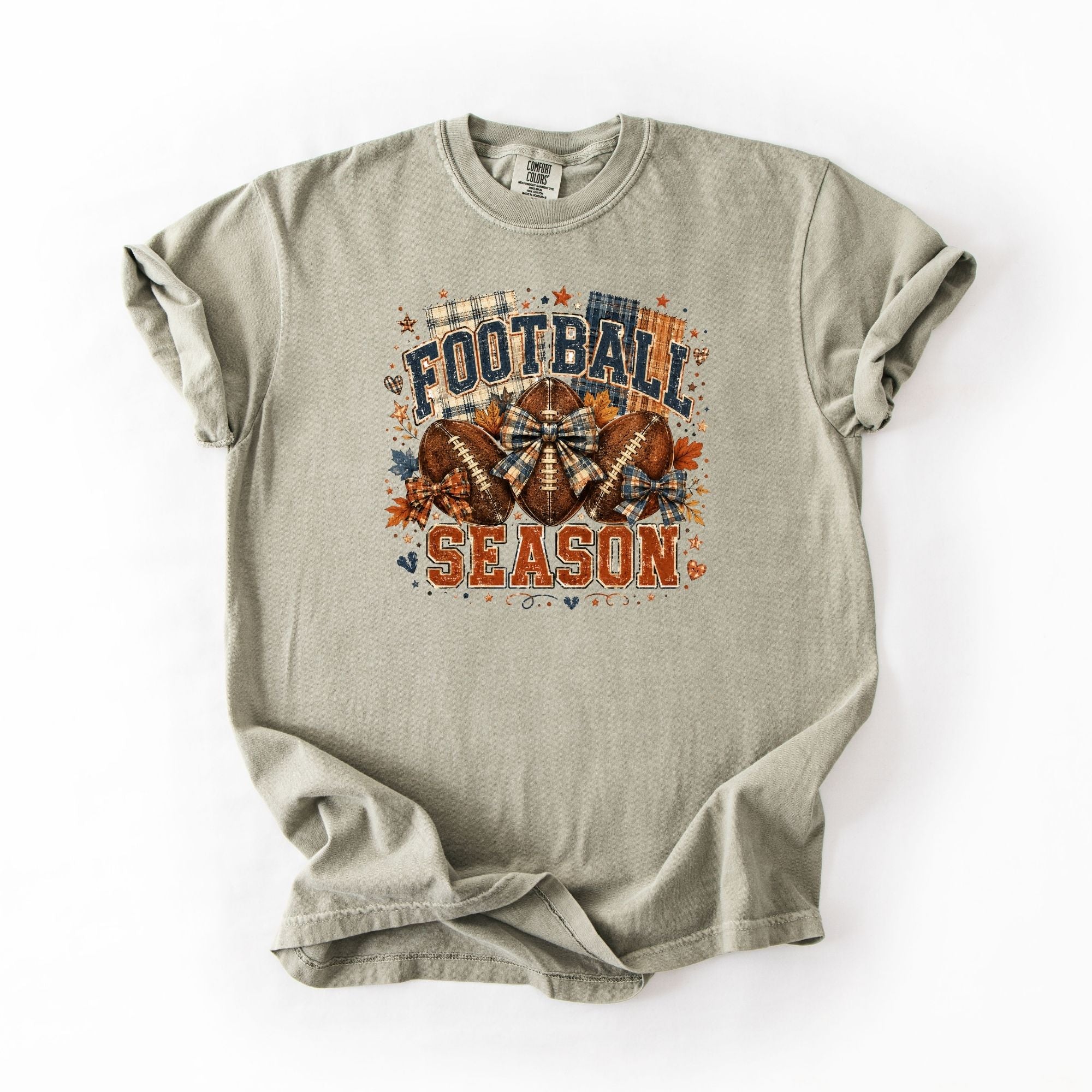 Plaid Fabric Football