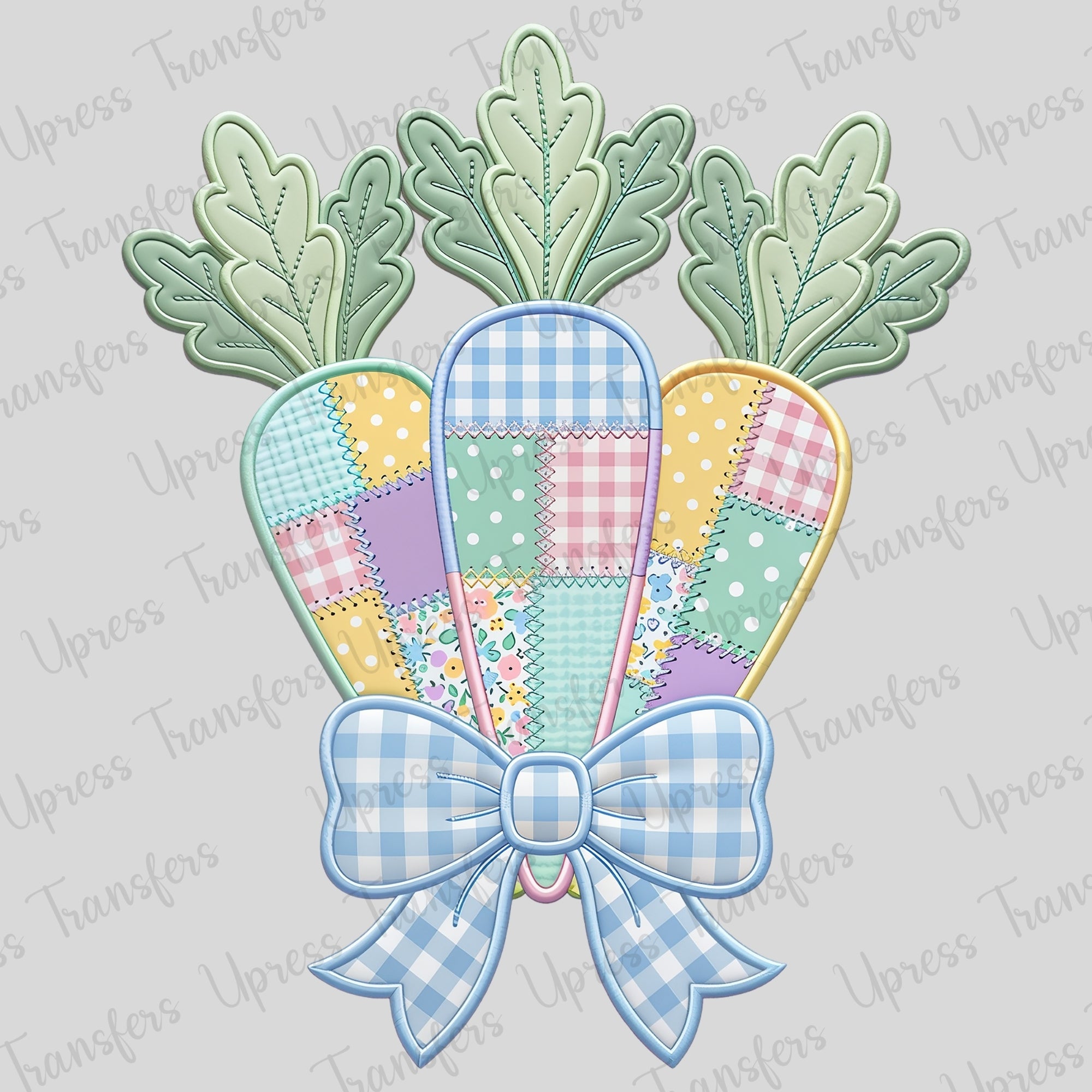 Plaided Bow Carrots