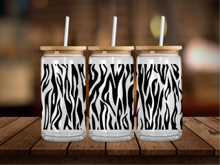 Plain Zebra 16 Oz Wrap