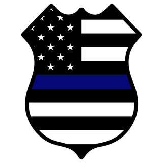 Police Blue Line Badge