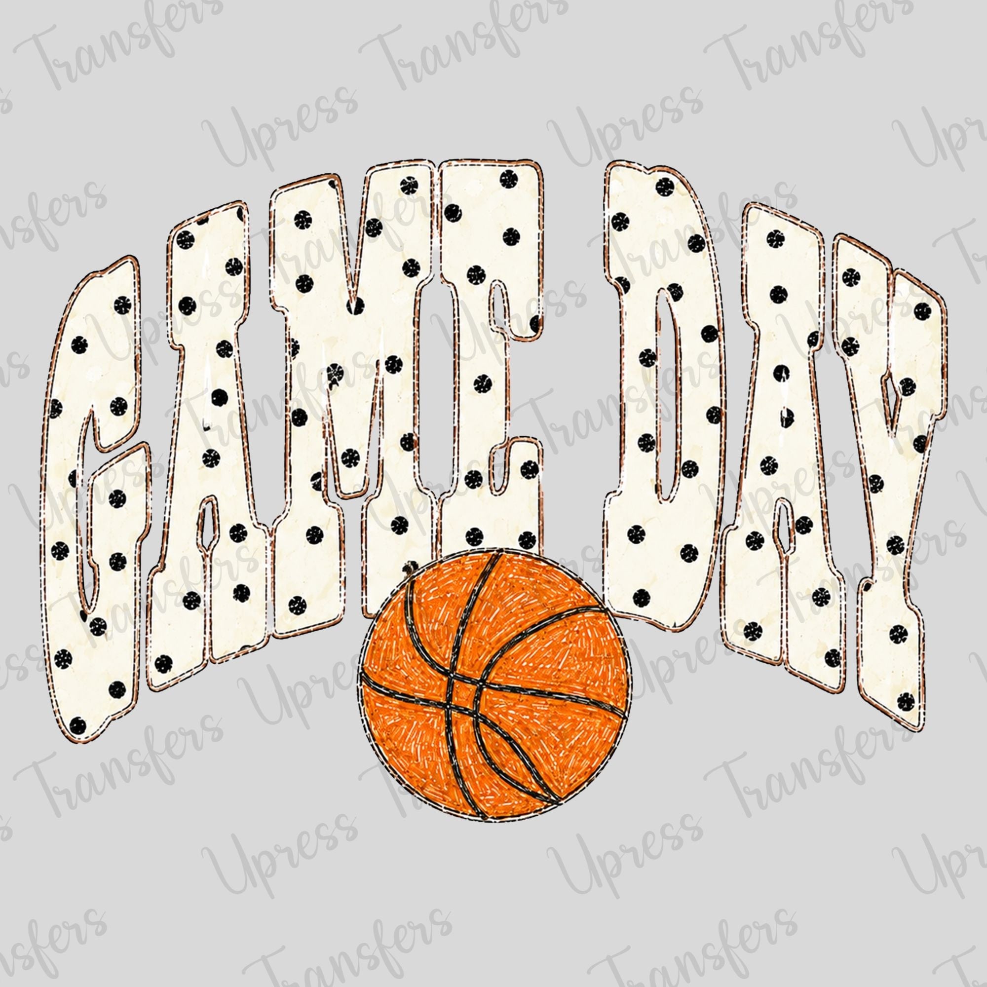 Polka Dotted Basketball Gameday