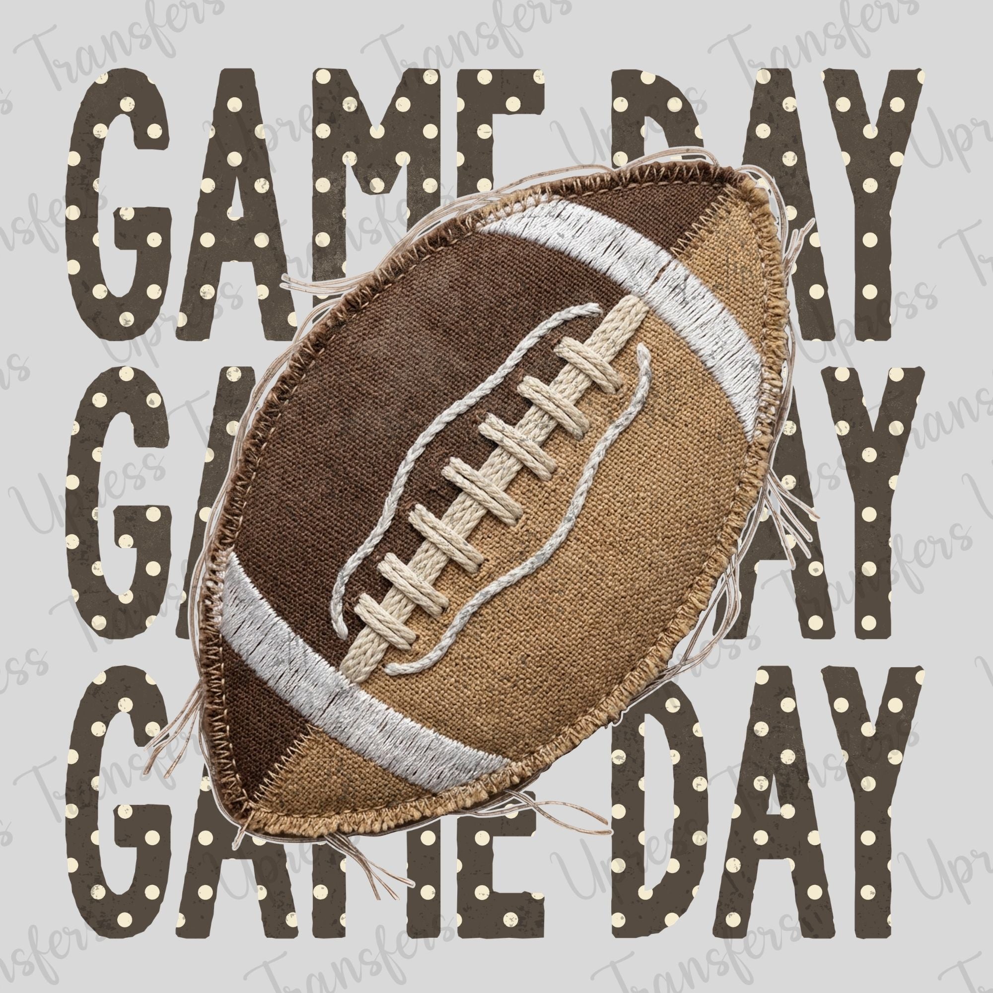 Polka Dotted Game Day x3 Stitched Football