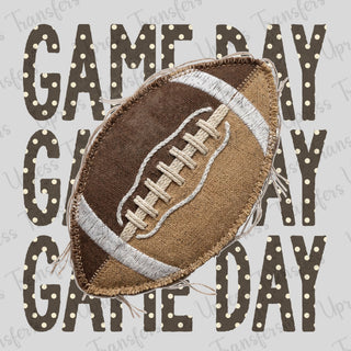Polka Dotted Game Day x3 Stitched Football
