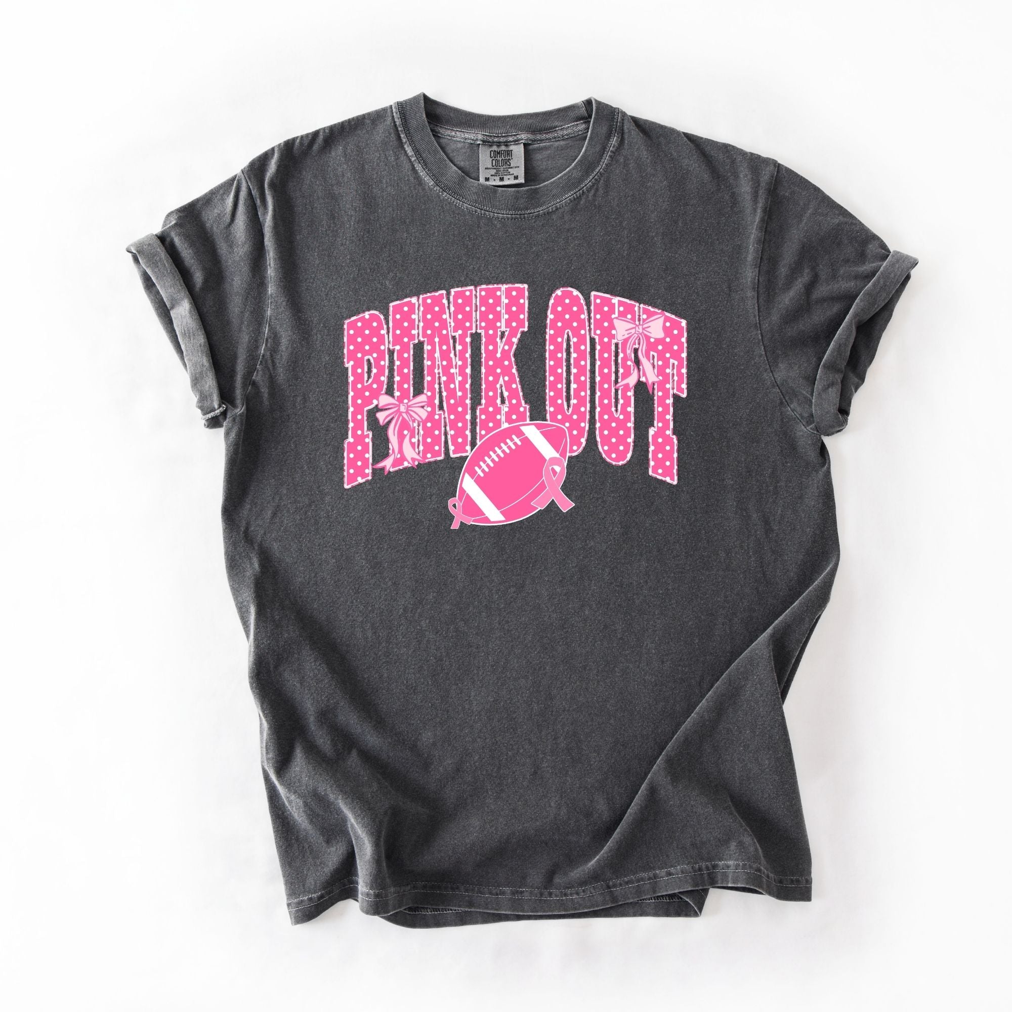 Polka Dotted Pink Out Football