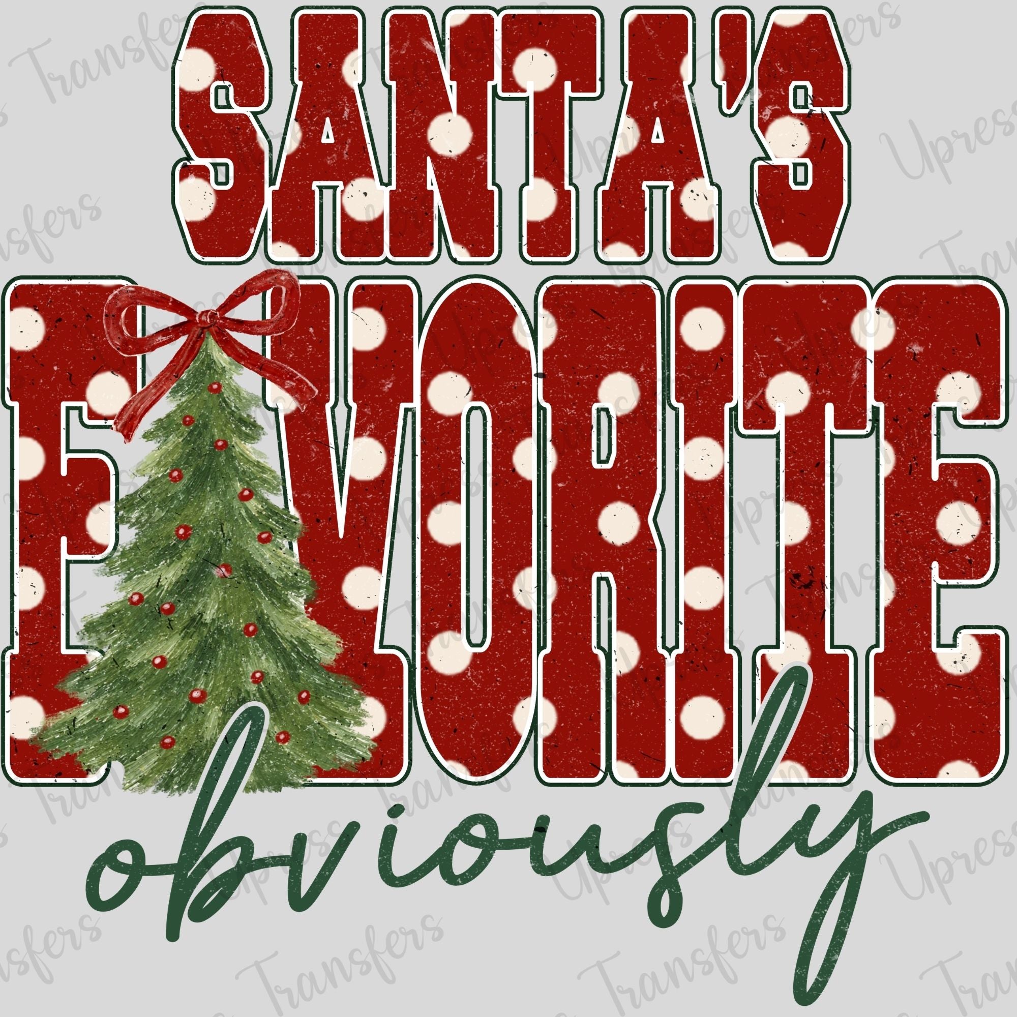 Polka Dotted Santa