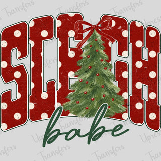 Polka Dotted Sleigh Babe
