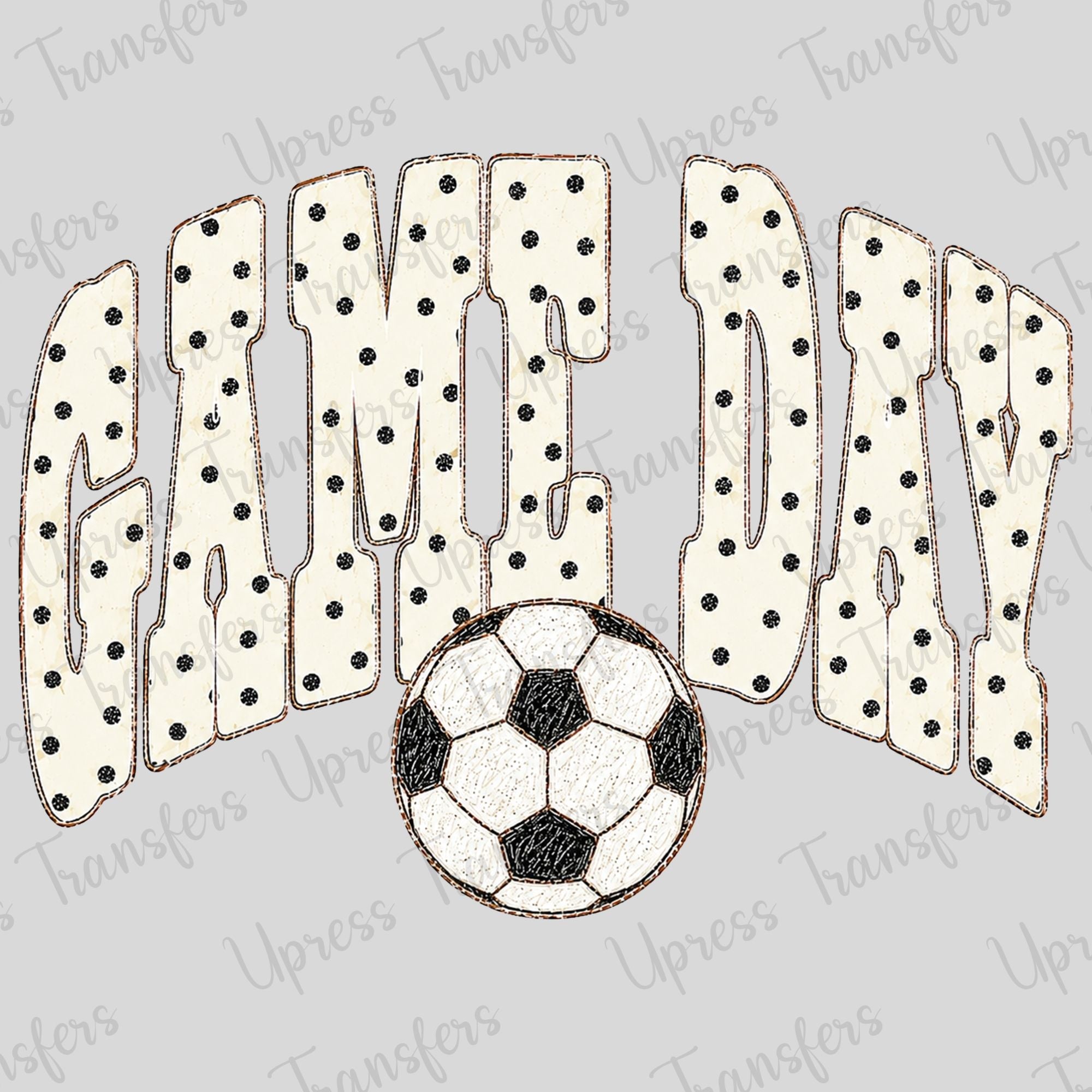 Polka Dotted Soccer Game Day