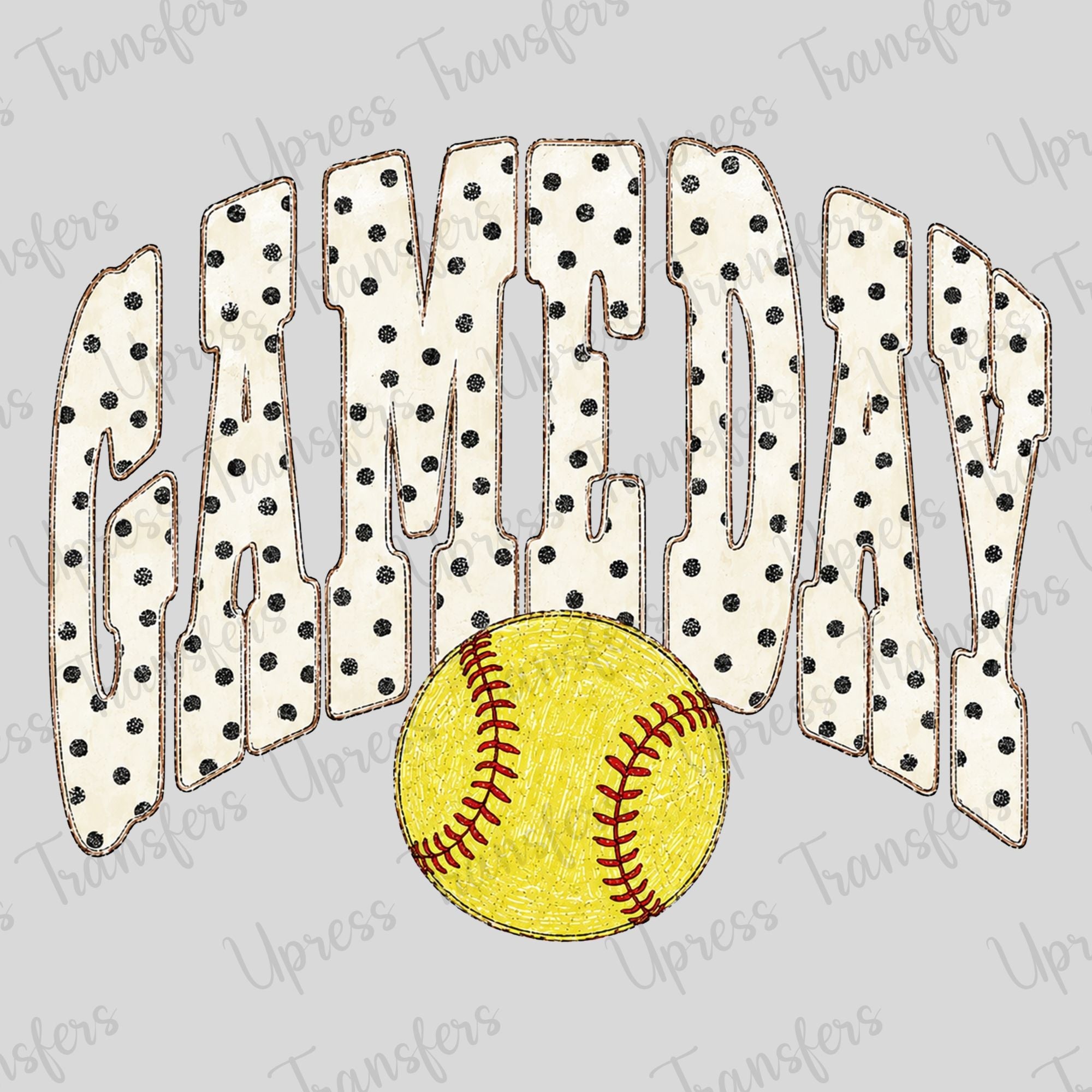 Polka Dotted Softball Gameday