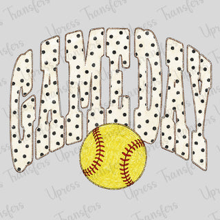 Polka Dotted Softball Gameday