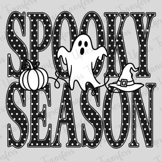 Polka Dotted Spooky Season Ghost