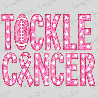 Polka Dotted Tackle Cancer